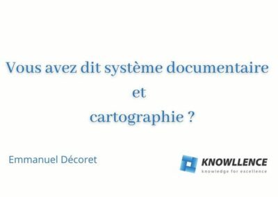 ISO 9001:2000 Système documentaire et cartographie