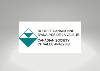 Reconnaissance par la SCAV Société Canadienne de l’Analyse de la Valeur