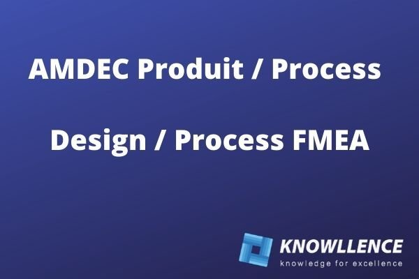 Lien AMDEC Produit et AMDEC Process
