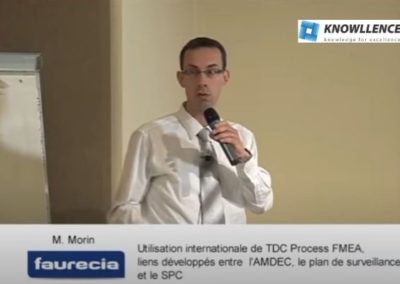 Faurecia: logiciel amdec, caractéristiques spéciales, spc