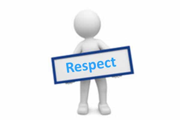 Le respect, une des valeurs de Knowllence