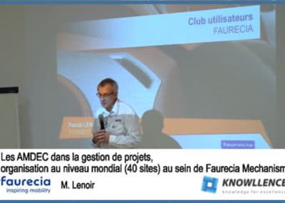 Faurecia : AMDEC FMEA et projets complexes