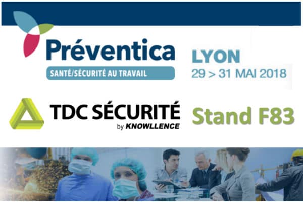 TDC Sécurité sera à Preventica 2018 Lyon