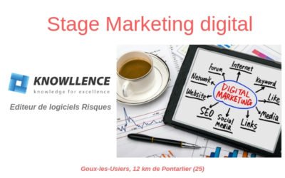 Stage Marketing Référencement Webmaster – Bac+2 /+3 – Proche Pontarlier (25)