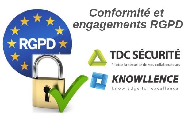 TDC Sécurité est conforme au RGPD
