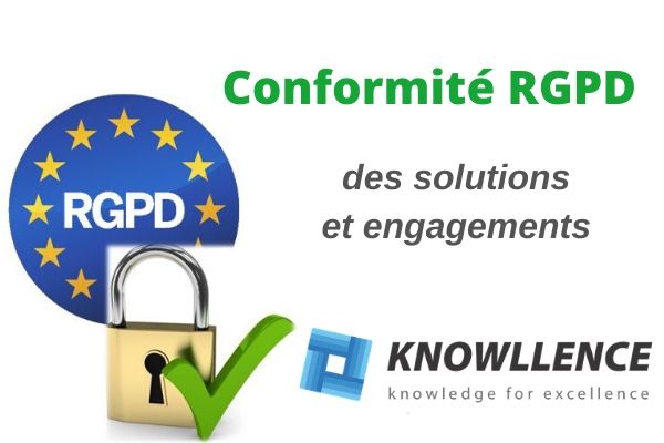 Conformité RGPD de Knowllence et de ses logiciels