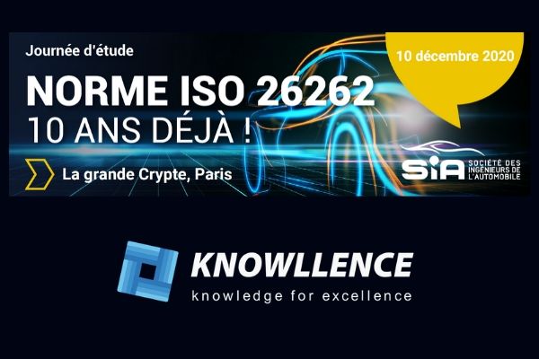 Journée SIA Automobile 2020 ISO 26262 et logiciels Knowllence