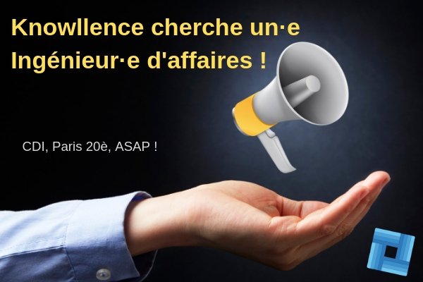 Offre d'emploi Knowllence cherche un Ingénieur d'affaires F/H