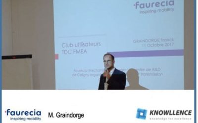 Faurecia / FMEA and SPC: R&D communication and factories