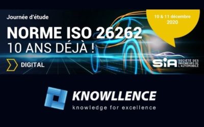 Journée d’étude ISO 26262 de la SIA, 10 & 11 décembre 2020 (digital)