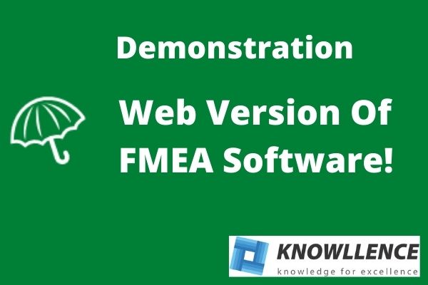 demonstration of web FMEA software web-based FMEA software