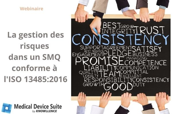 gestion des risques et ISO 13485:2016 Logiciels et conformité SMQ ISO 14485