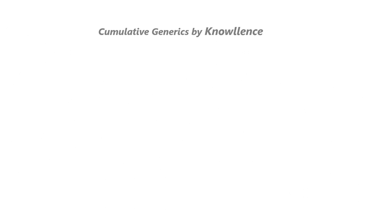 Cumulative generics by knowllence.