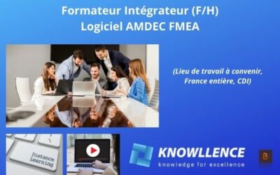 Formateur Intégrateur Logiciel AMDEC FMEA (H/F)