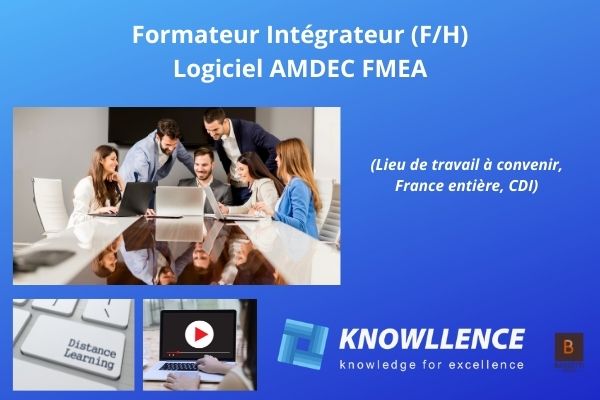 Emploi formateur logiciel FMEA AMDEC F/H