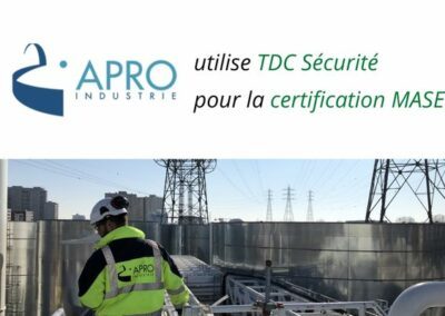 Audit Certification MASE : renouvellement réussi chez APRO INDUSTRIE