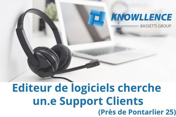 #Emploi : Support Clients Editeur de logiciels (H/F), près Pontarlier