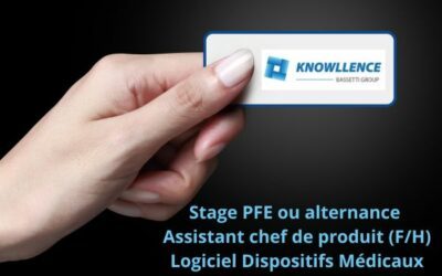 Assistant chef de produit Logiciel Dispositifs Médicaux (F/H)