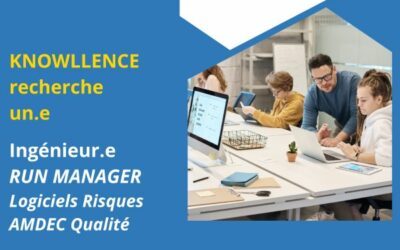 Ingénieur RUN MANAGER Logiciels Risques /Qualité (F/H)