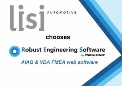 LISI AUTOMOTIVE chooses our web software for AIAG & VDA Design and Process FMEA
