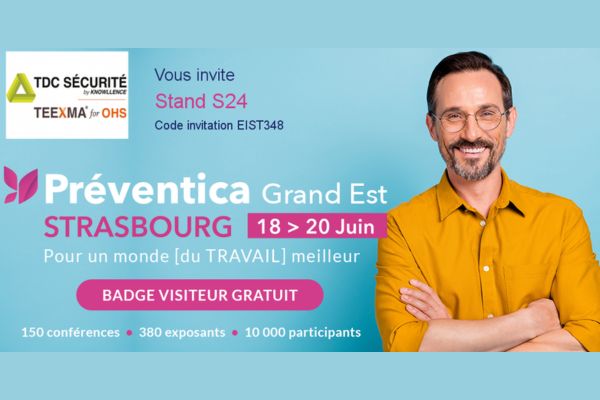 TDC Sécurité Teexma for OHS - Préventica Strasbourg 2024