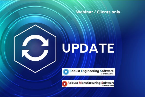 Réservé à nos clients : découvrez la nouvelle version de Robust Engineering Software