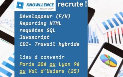Informaticien Reporting HTML SQL Javascript (F/H) CDI