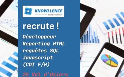 Informaticien Reporting HTML SQL Javascript (F/H) CDI
