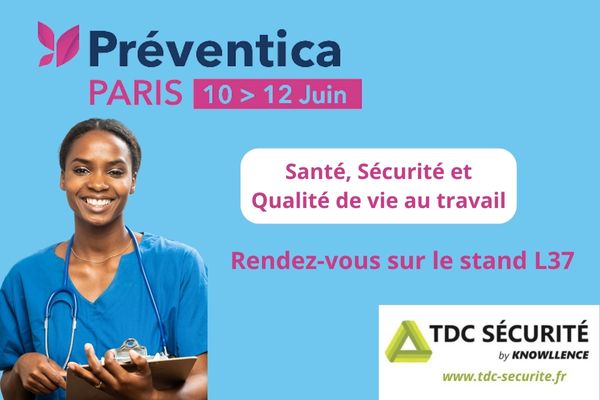 Préventica Paris 2025: découvrez les nouveautés de TDC sécurité et nos prestations EvRP, RPS, AT/MP