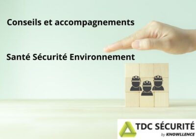 Prestations de conseil Santé Sécurité Environnement