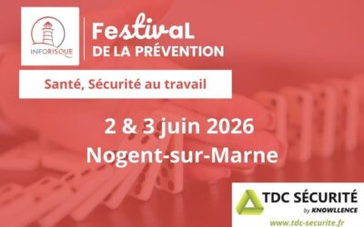 TDC Sécurité présent au Festival de la Prévention Inforisque 2026
