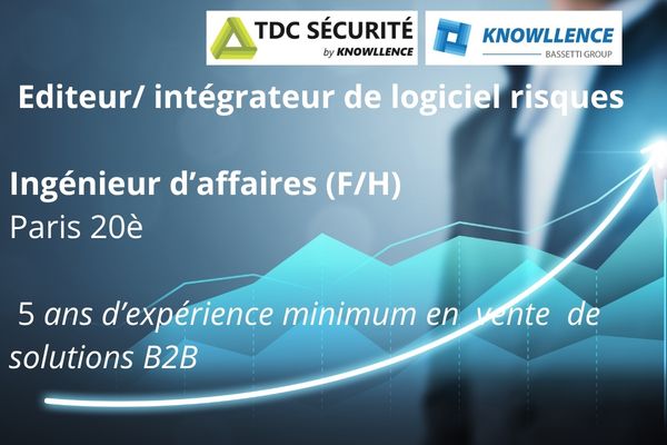 offre d'emploi ingénieur d'affaires logiciels risques f-h
